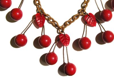 Lill's Jewelry Tokyo. by A Plastic Jewelry & Arty. | 1920's - 1930's - 1940's Vintage Style Cherrie motif Jewelrys.