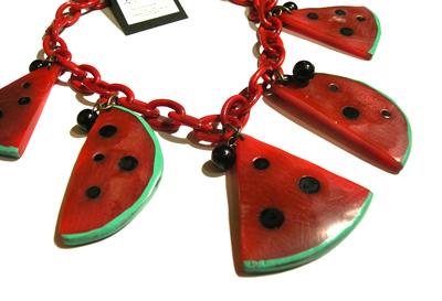 Lill's Jewelry Tokyo. by A Plastic Jewelry & Arty. | 1920's - 1930's - 1940's Vintage Style Fruit & Vegetable motif Jewelrys.