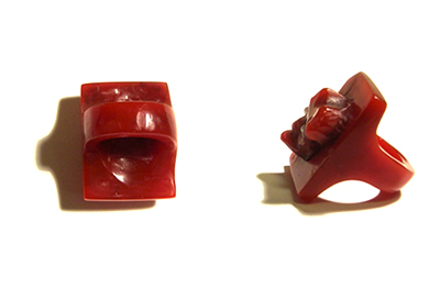 Lill's Jewelry Tokyo. by A Plastic Jewelry & Arty. | 1920's - 1930's - 1940's Vintage Style Devil Ring.