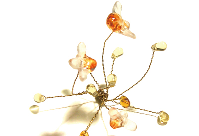 Lill's Jewelry Tokyo. by A Plastic Jewelry & Arty. | 1920's - 1930's - 1940's Vintage Style Hair Pin.